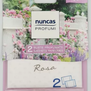 Sachets Parfumés pour Linge Nuncas (x2) | Diffuseur Armoire & Tiroir |Rose ou Gardénia