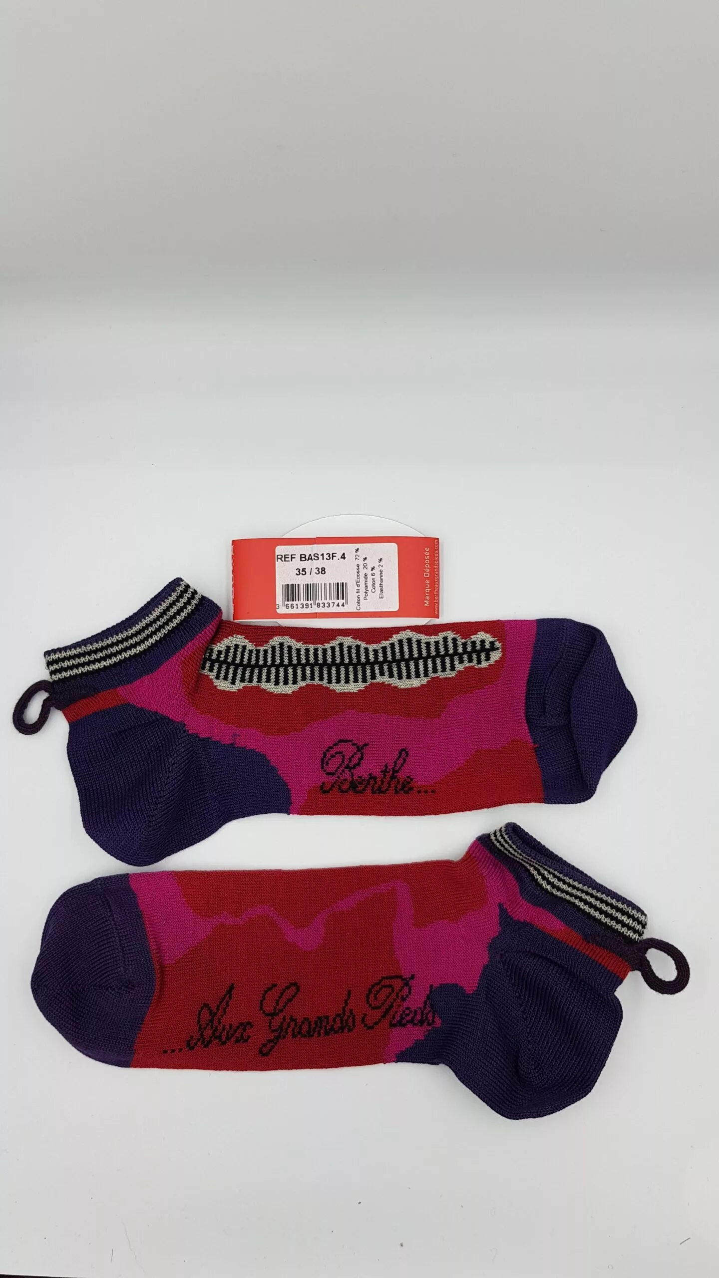 Chaussettes coton fantaisies Berthe aux Grands Pieds T35/38