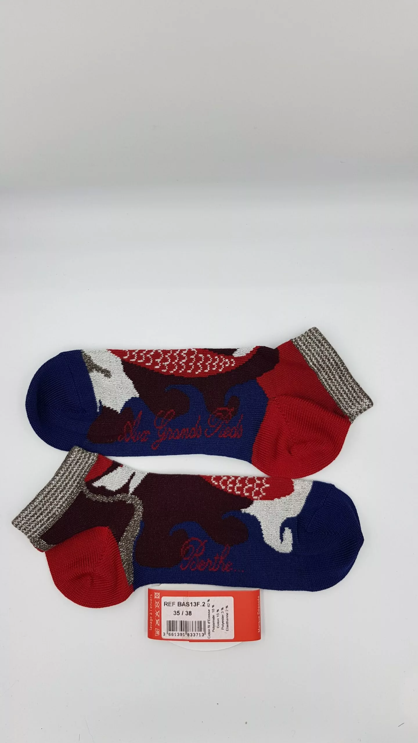 Chaussettes coton fantaisies Berthe aux Grands Pieds T35/38