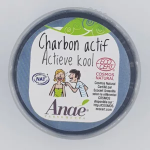 Charbon Actif Poudre 30g | 100% Végétal | Ecocert Cosmos Natural
