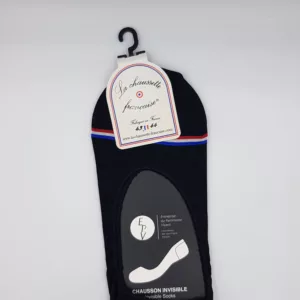 Protège-pieds Homme Fil d’Écosse Supérieur – Gamme Montaigne – Noir