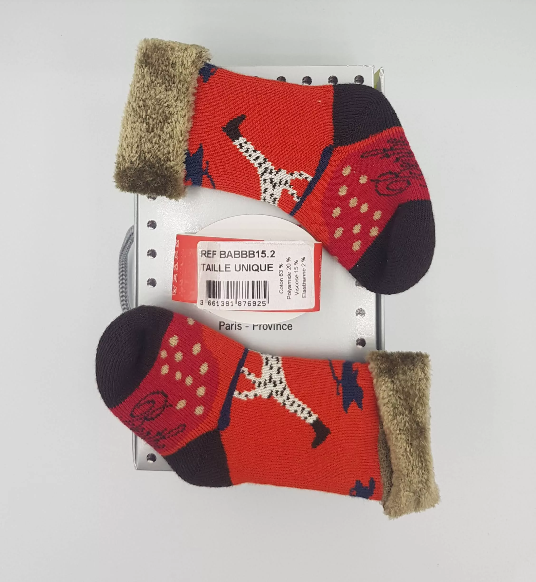 Coffret Cadeau Naissance – 2 Paires de Chaussettes Berthe aux Grands Pieds – Thèmes Jungle & Marinière