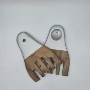 Mains à Salade Haut de Gamme en Bois d'Olivier | Laurent Barbier - Fabriqué en France ---