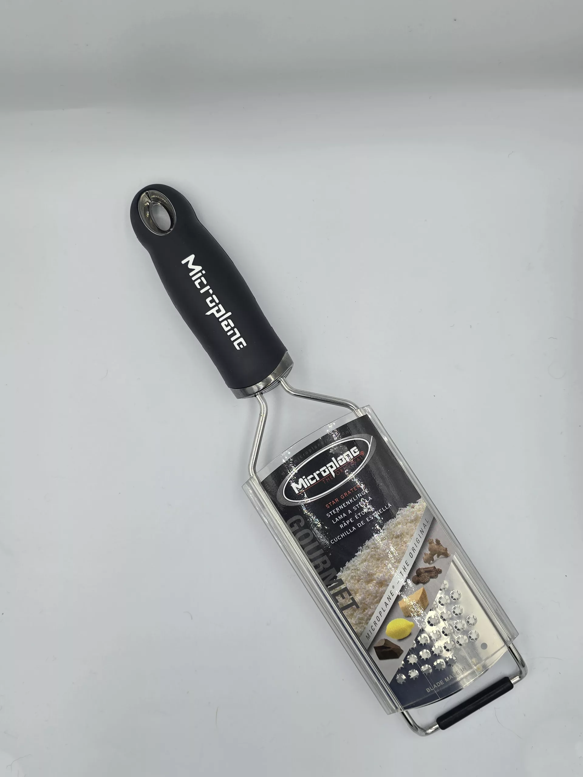 Râpe Étoile Microplane – Lame US Ultra Affûtée – Zeste, Fromage Dur, Noix de Muscade
