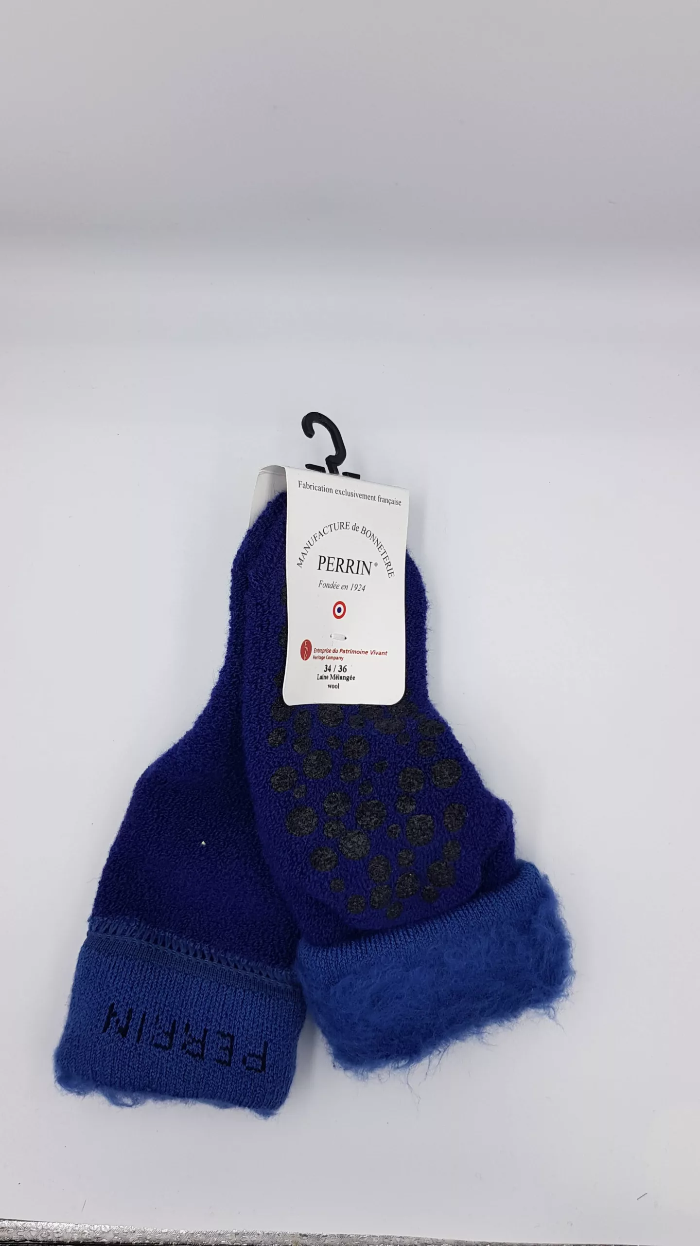 Chaussettes chaussons en laine Manufacture Perrin – Fabrication Française