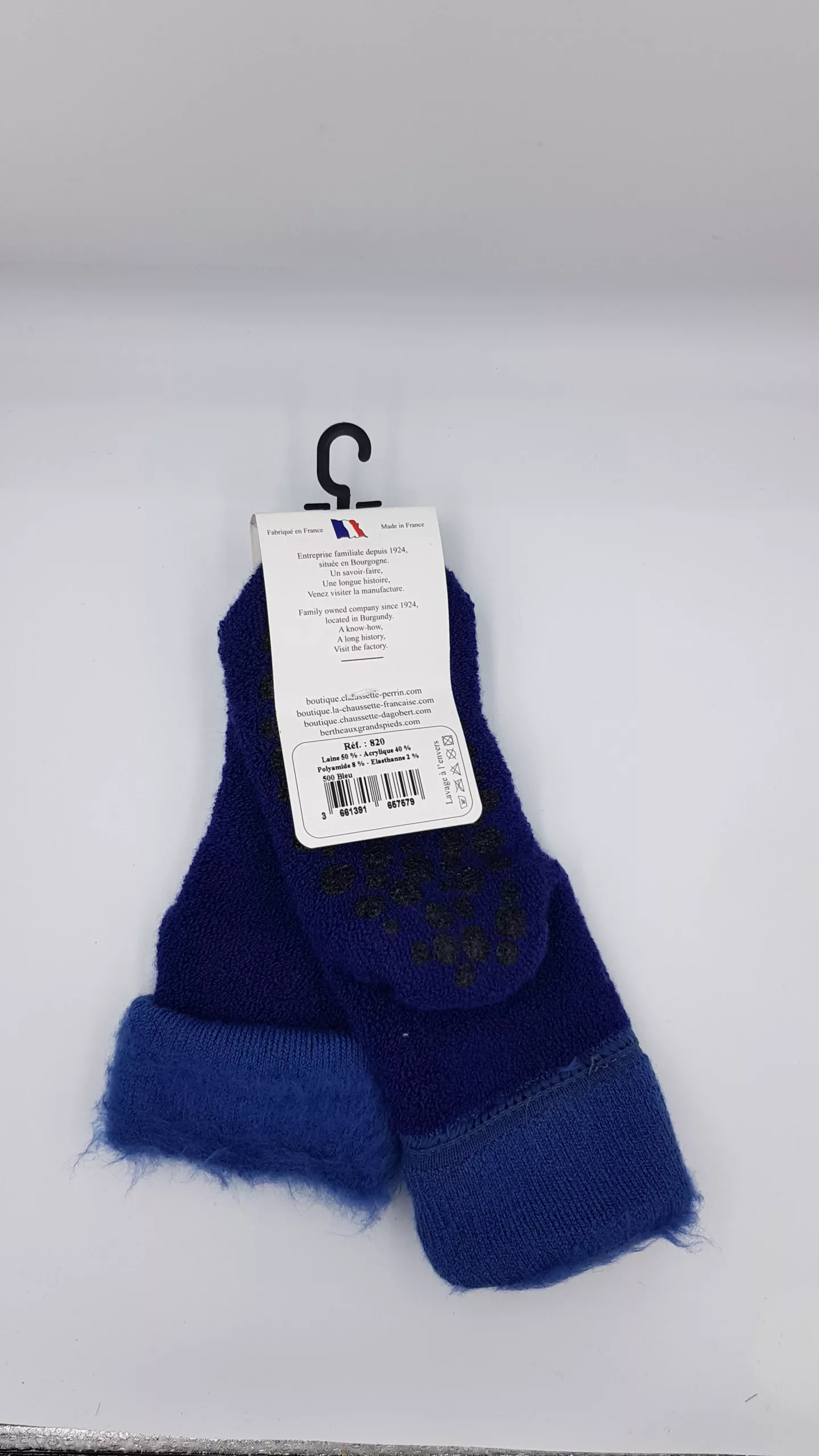 Chaussettes chaussons en laine Manufacture Perrin – Fabrication Française