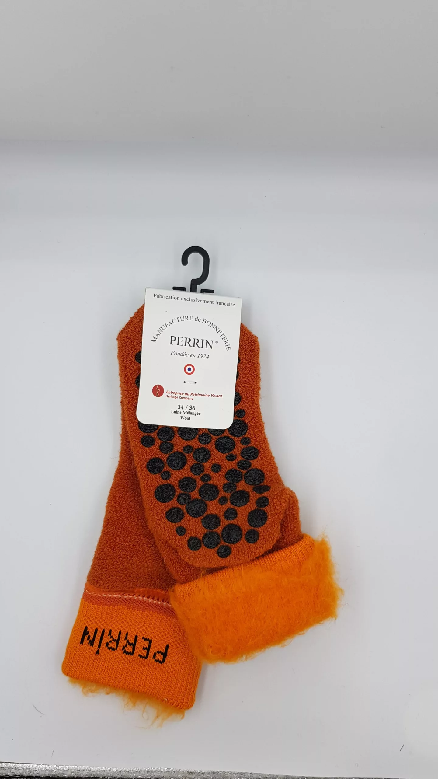 Chaussettes chaussons en laine Manufacture Perrin – Fabrication Française