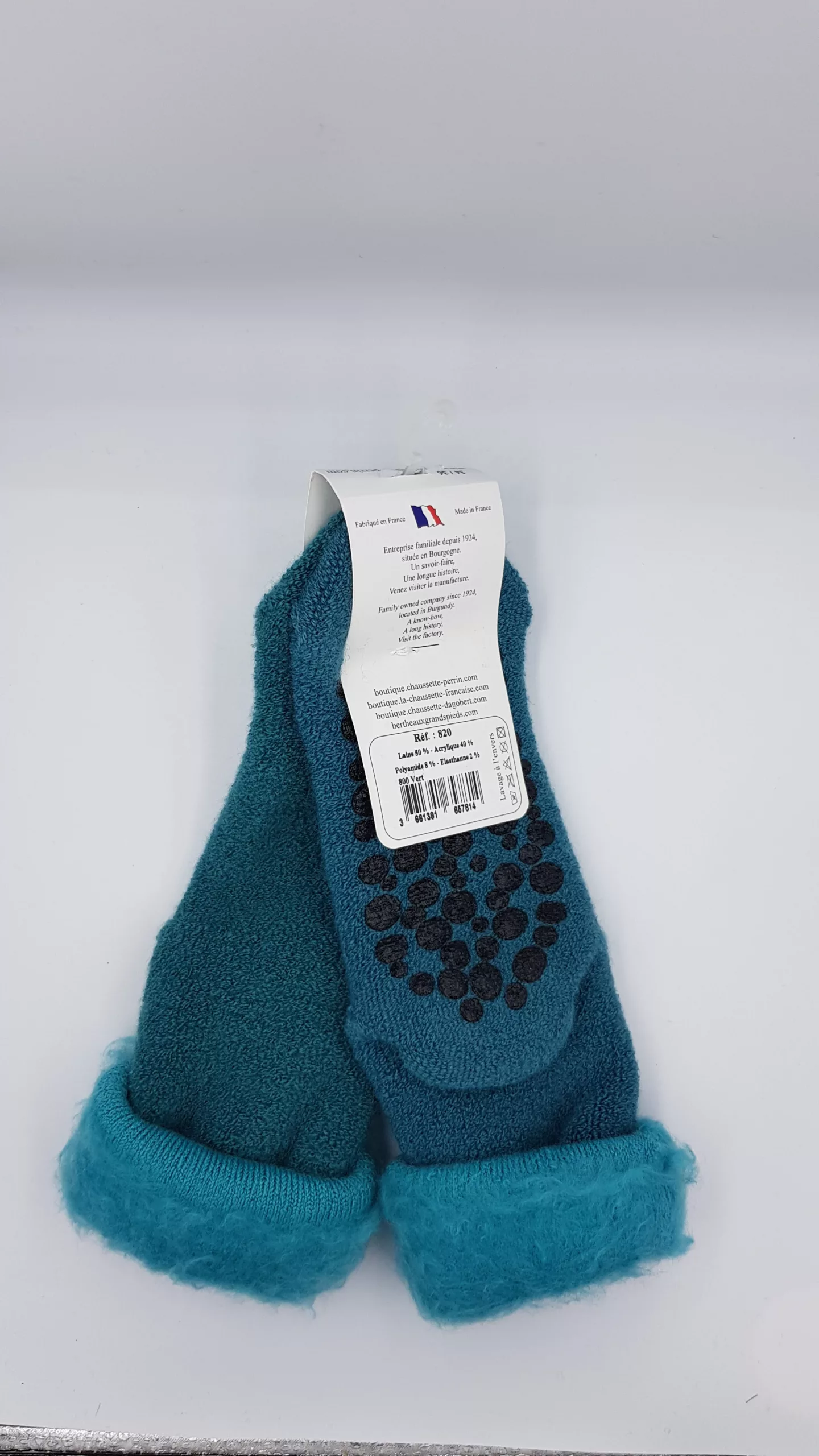 Chaussettes chaussons en laine Manufacture Perrin – Fabrication Française