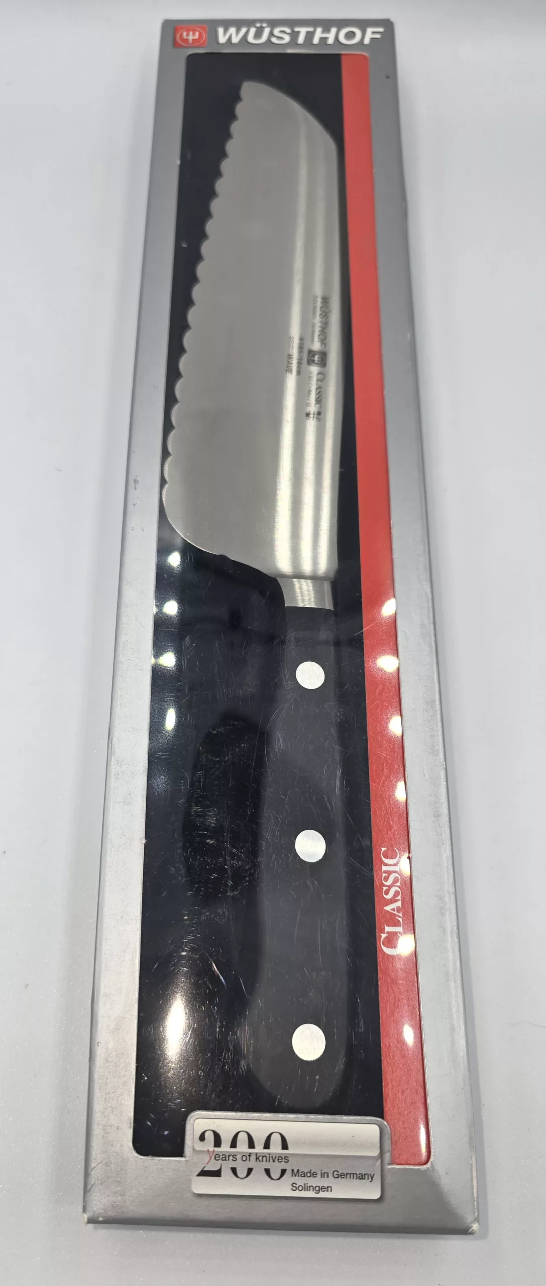 Couteau Santoku Wüsthof Classic 16 cm – Lame Alvéolée – Made in Solingen