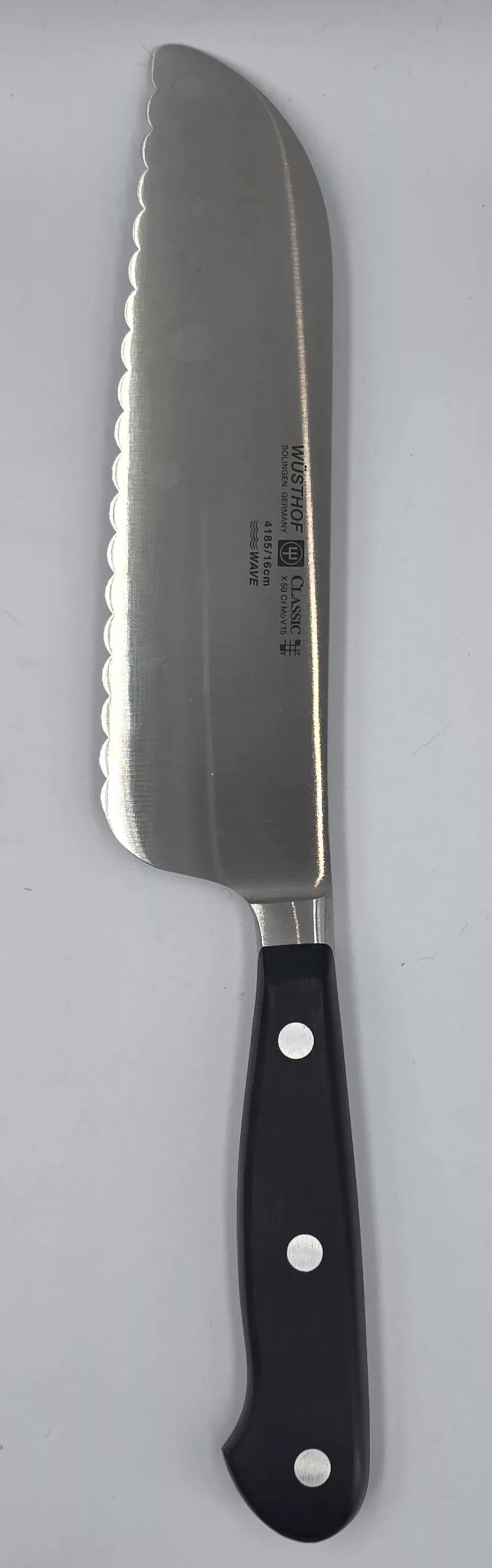 Couteau Santoku Wüsthof Classic 16 cm – Lame Alvéolée – Made in Solingen