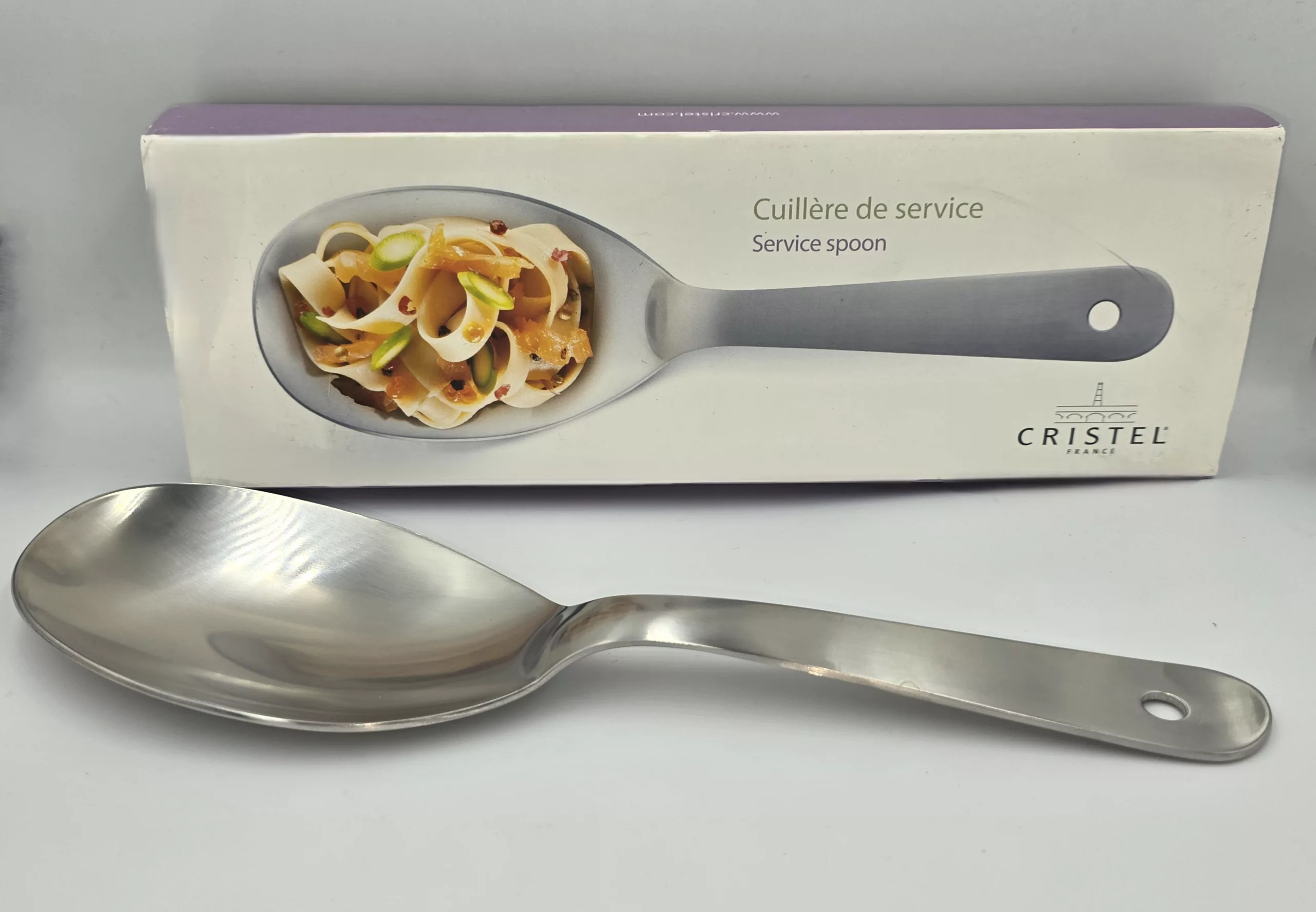 Cuillère de Service et à Riz 25cm – Inox 18/10 Brossé – Cristel