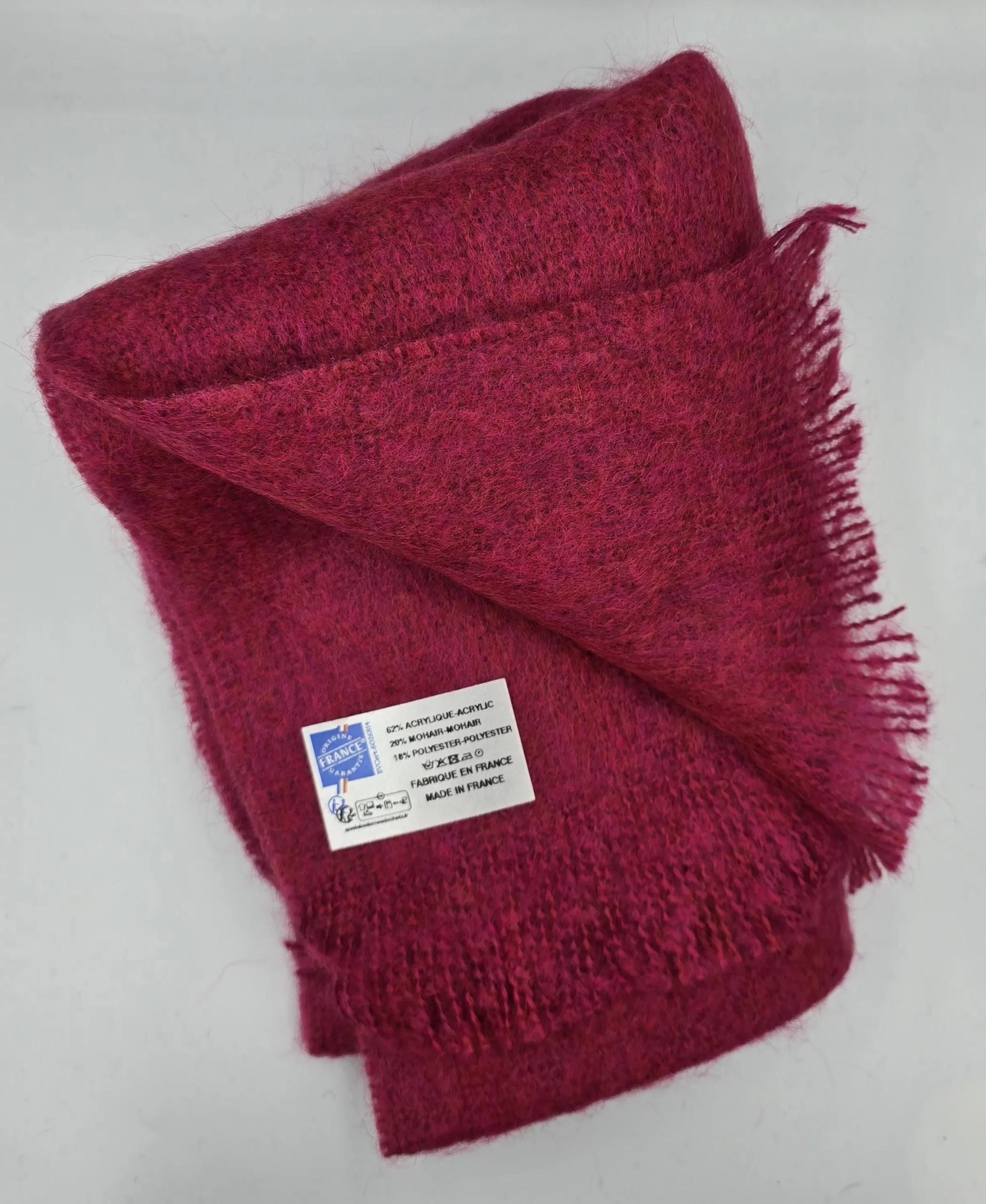 Écharpe Moelleuse « New Milène » en Mohair – Pierre Quioc – Fabriquée en France