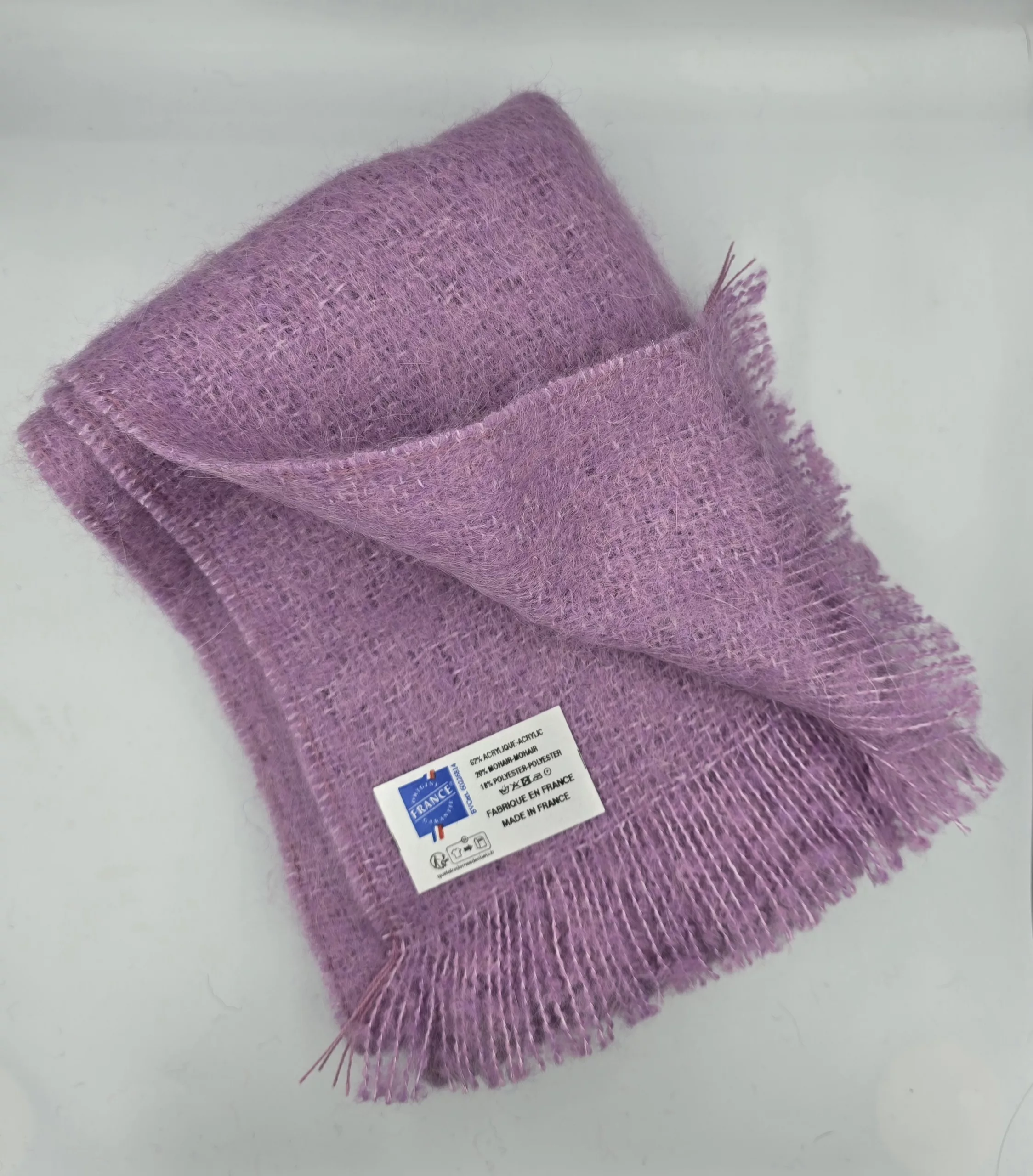 Écharpe Moelleuse « New Milène » en Mohair – Pierre Quioc – Fabriquée en France