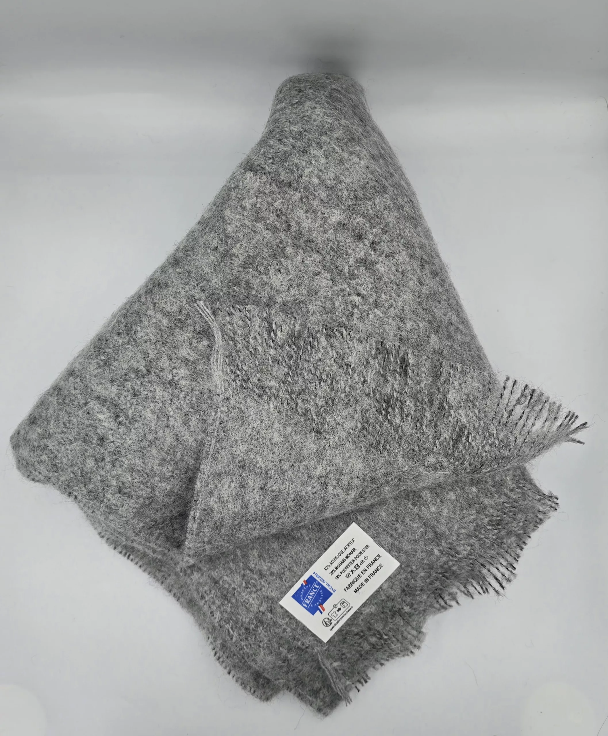 Écharpe Moelleuse « New Milène » en Mohair – Pierre Quioc – Fabriquée en France