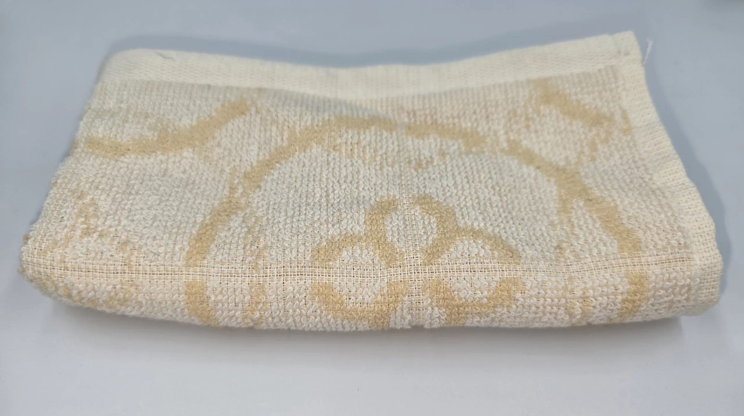 Épongette Carrée 100% Coton Jaune Paille – Tissage Beaulieu (32×32 cm)