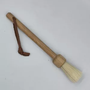 Pinceau à poussière rond en soies naturelles et bois - Redecker (19 cm)