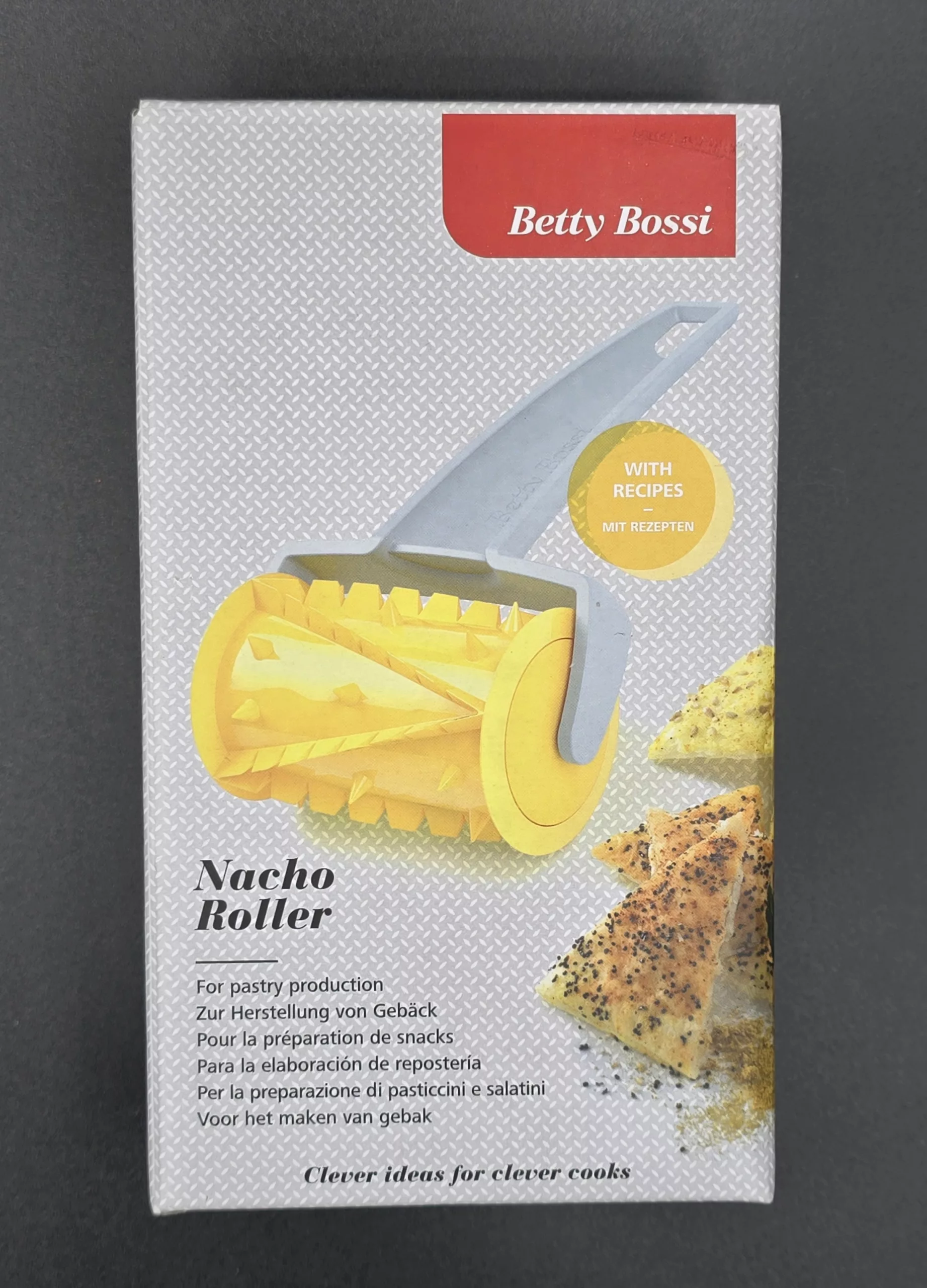 Nacho Roller Betty Bossi – Rouleau pour Tortillas et Chips Maison – 17 x 9 cm