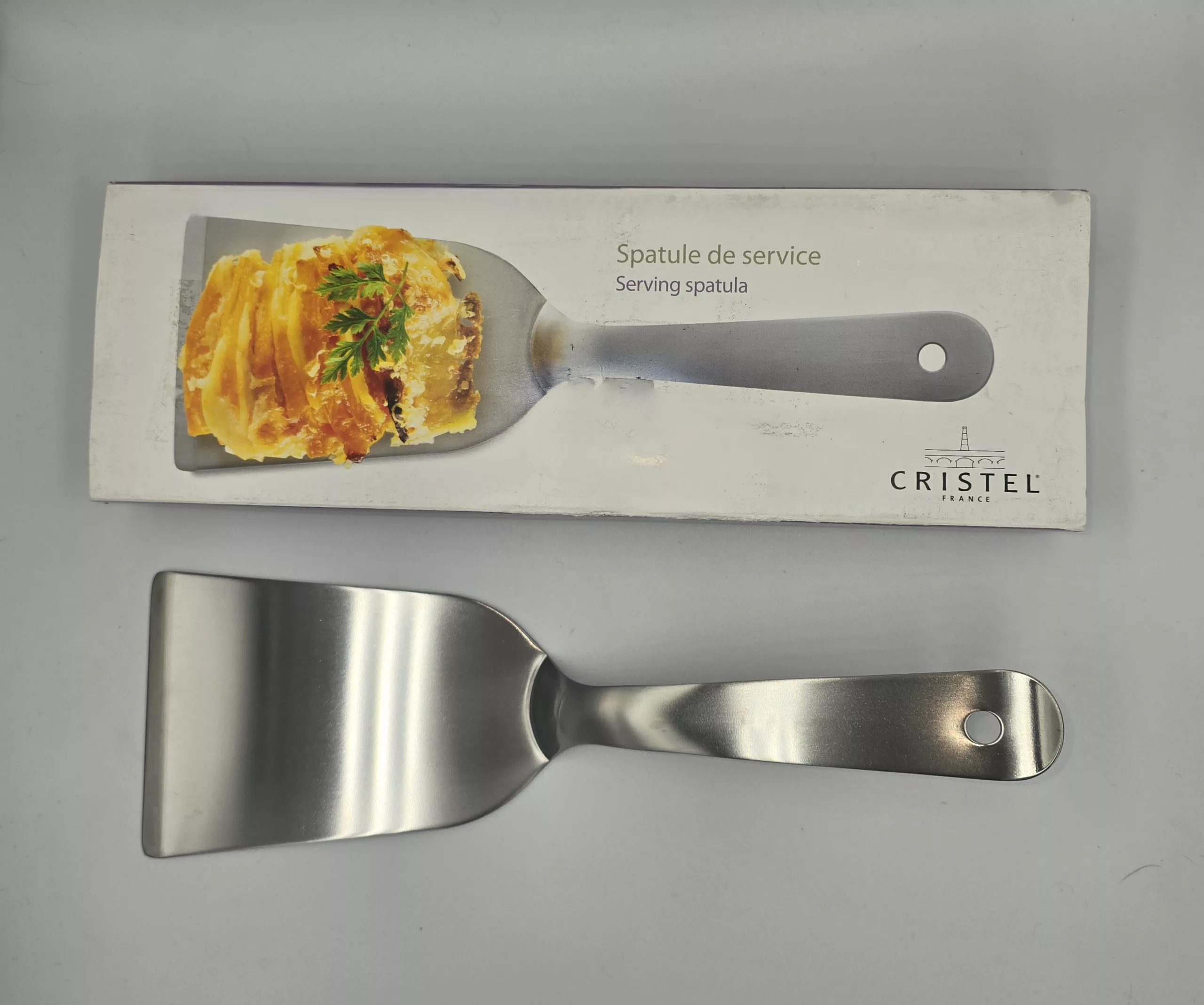 Spatule à Lasagne et de Service 25cm – Inox 18/10 Brossé – Cristel
