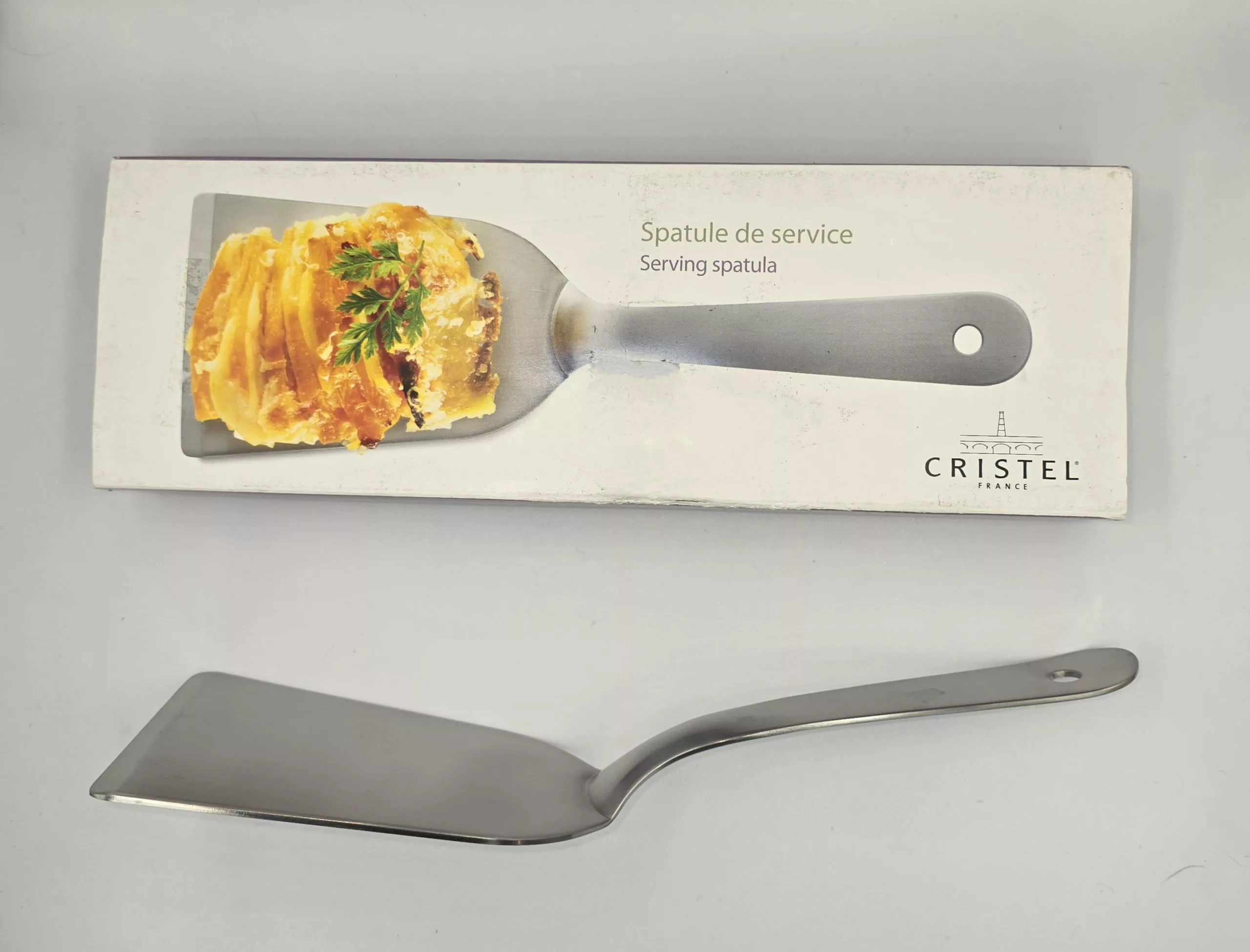 Spatule à Lasagne et de Service 25cm – Inox 18/10 Brossé – Cristel