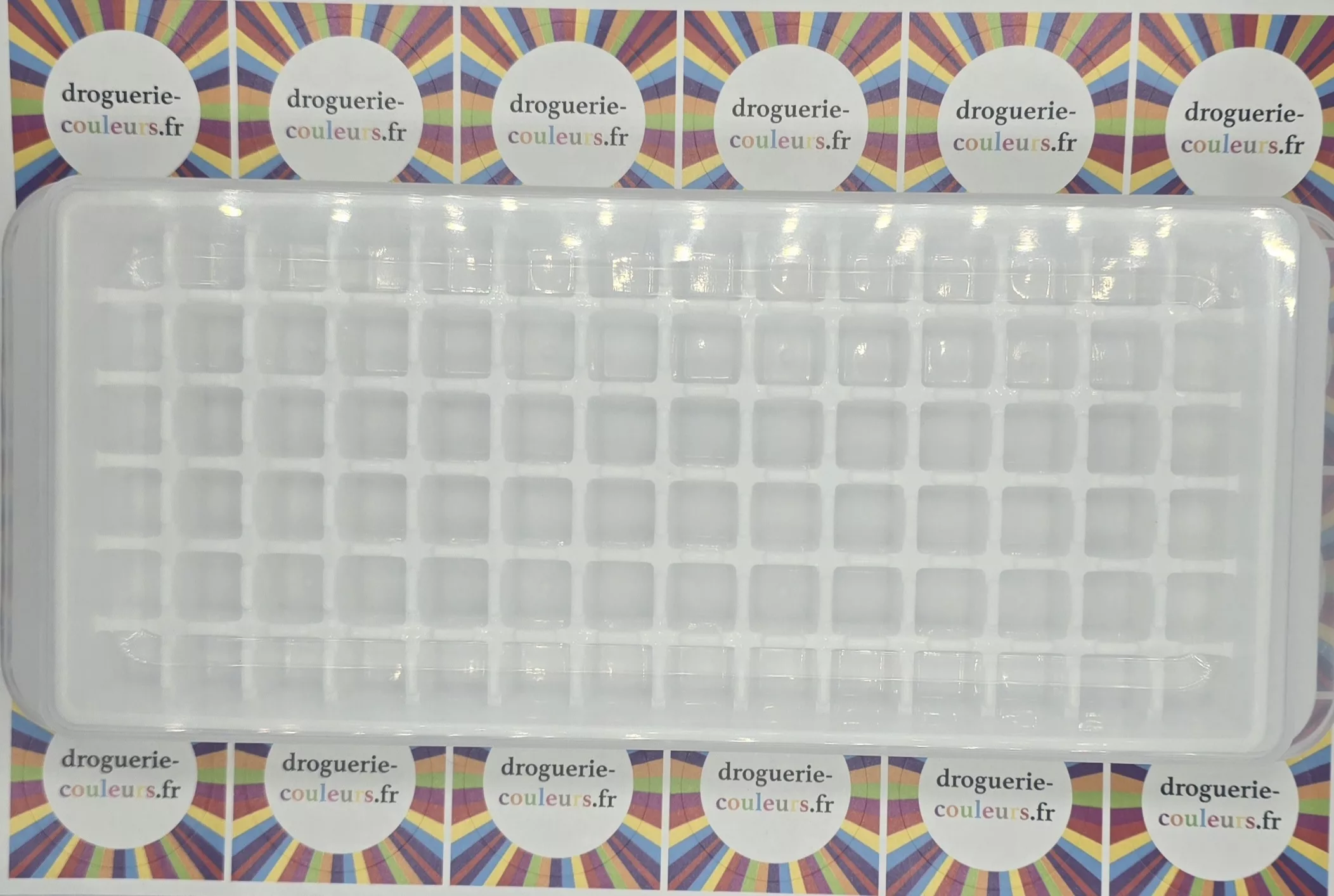 Bac à Glaçons Mini Cubes avec Couvercle – Format 12x12mm – Création & Cocktails