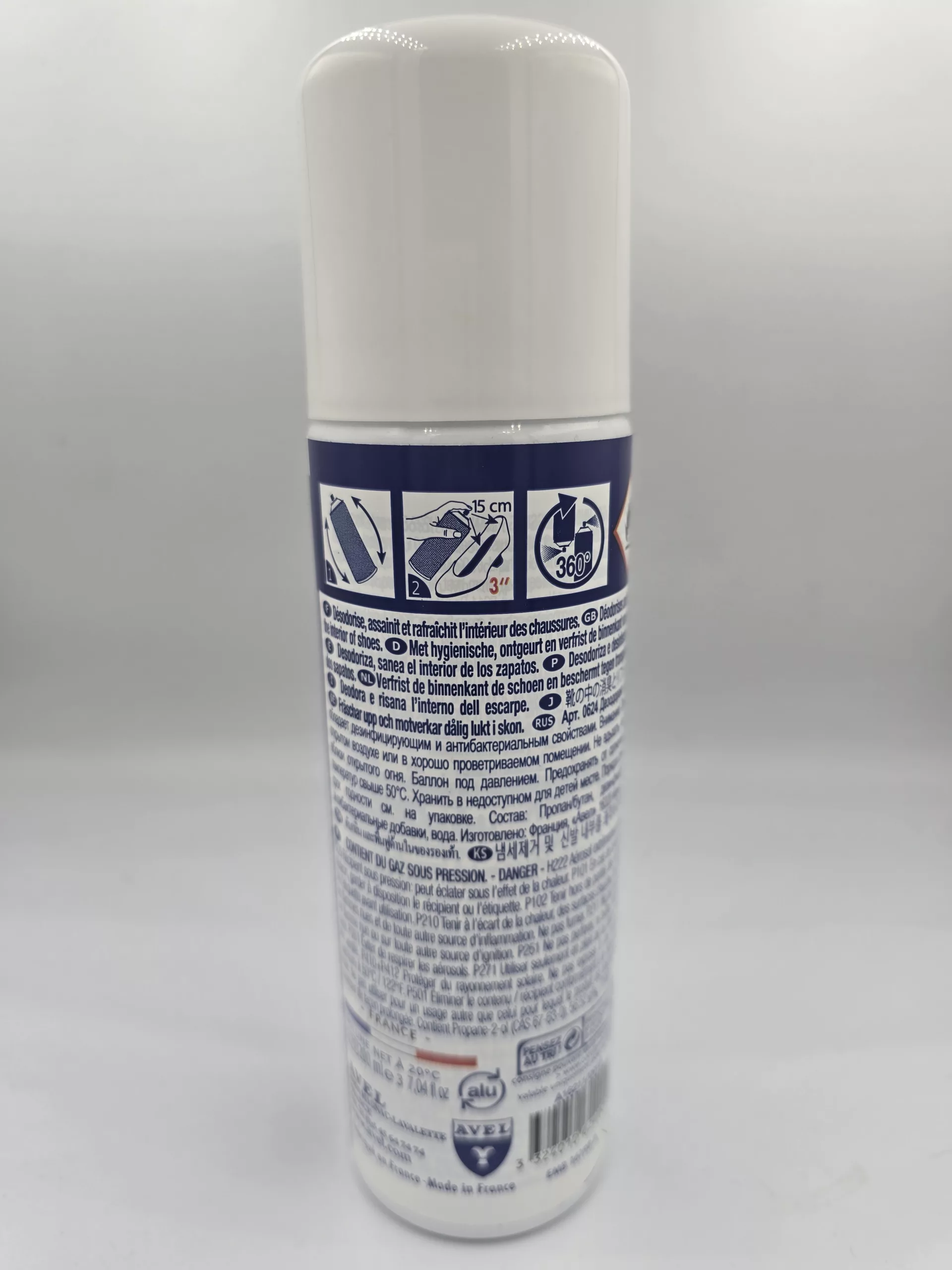 Désodorisant Chaussures Menthol Saphir – Universal Deo Spray Assainissant