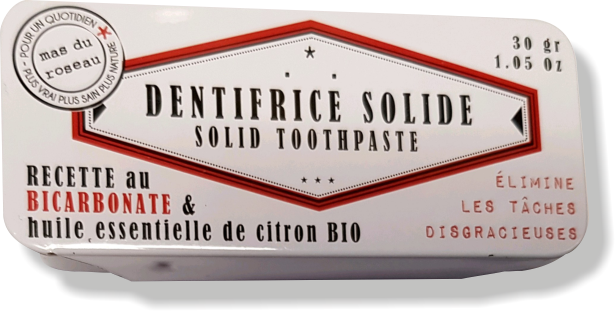 dentifrice solide bicarbonate